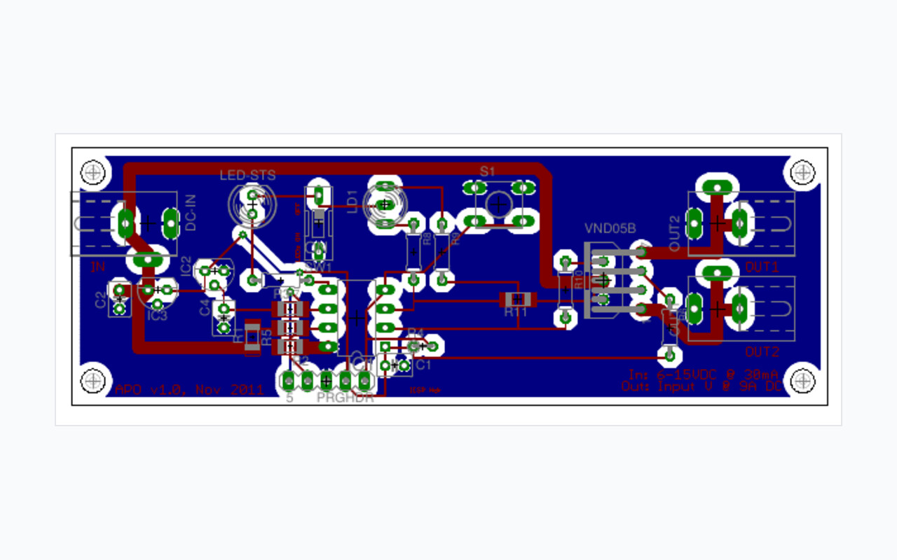 Screenshot of Auto Power Off (APO1)