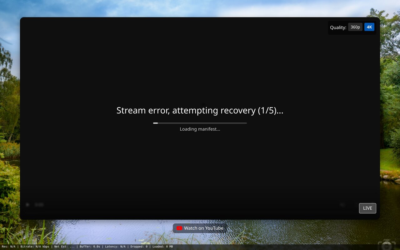 Screenshot of Alberta Goose Cam