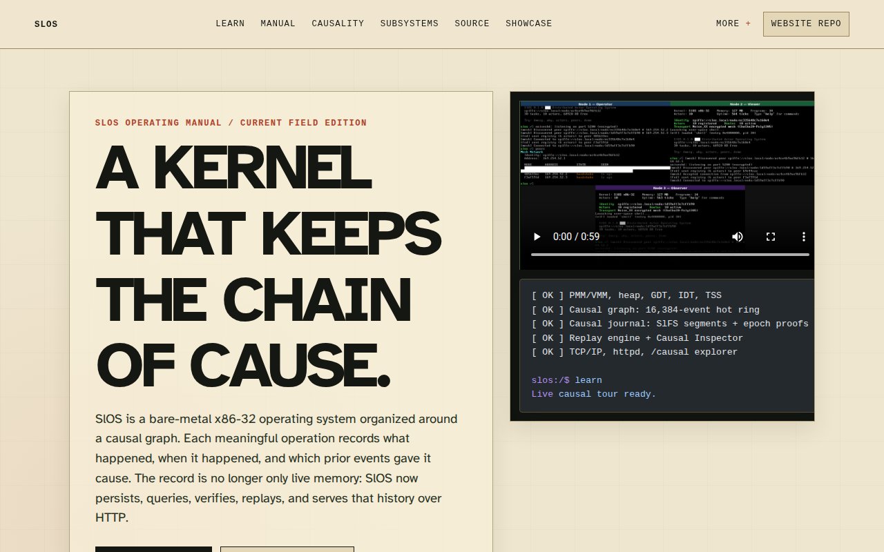 Screenshot of SlOS